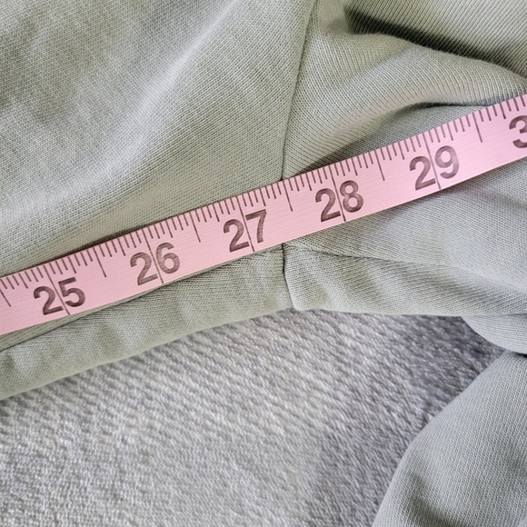 John Galt Sage Light Green Sweatpants Gathered Ankle Comfy Casual OS Small - Picture 8 of 8